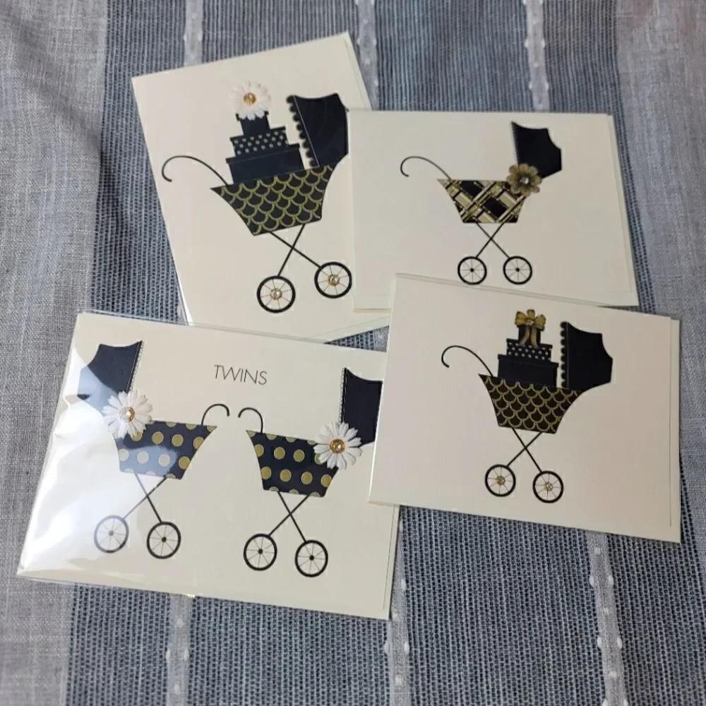 NEW: S.E. HAGARMAN Bundle Of 3 Baby Shower Cards